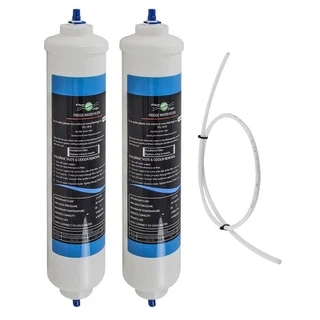 Filtr wkład wody do lodówki FilterLogic FFL-191X (kompatybilny z wszystkimi filtrami na wężyk) + wężyk do wody DmFit 1/4" 5m (biały)