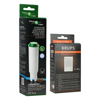 Zestaw do konserwacji ekspresu Krups (filtr FilterLogic CFL-701B + odkamieniacz F054)