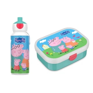 Zestaw śniadaniowy dziecięcy Mepal Campus Peppa Pig 107410165412 (lunchbox + bidon)