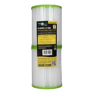 Filtr wkład wody do basenu FilterLogic SFLBWII-4-5BE (kompatybilny z Bestway typ II) 2-pack