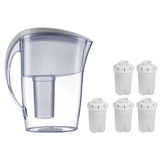 Dzbanek filtrujący FilterLogic FLJ-601 White +5 wkładów FL-601