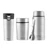 Zestaw termos kubek termiczny Vialli Design FUORI (400ml+500ml+750ml) - stalowy