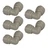 Kolanko łączące wężyk DMfit AEU0606 (3/8" tube x 3/8" tube) 5szt.