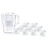 Dzbanek filtrujący Brita Aluna Frosted (biały) +9 filtry Brita Maxtra PRO Pure Performance