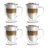 Szklanki termiczne do kawy latte i herbaty Vialli Design AMO 250ml (4szt.) 26421