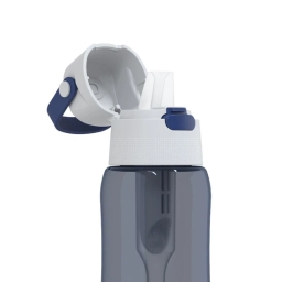 Butelka Dafi SOLID 0,5L z wkładem filtrującym (jeansowa) BARWIONY KORPUS - miniatura 3