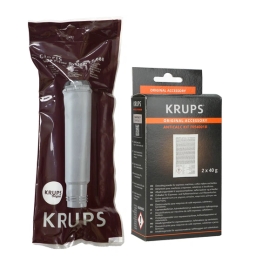 Zestaw do konserwacji ekspresu Krups (filtr F088 + odkamieniacz F054) - miniatura 1