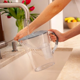 Dzbanek filtrujący Dafi START Classic 2,4L (stalowy) + 6 filtrów FilterLogic FL-601 + bidon na wodę - miniatura 6