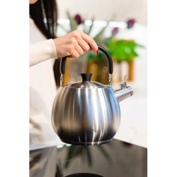 Czajnik z gwizdkiem Vialli Design BOLLA 2,5L (stal matowa) 28630 - miniatura 3