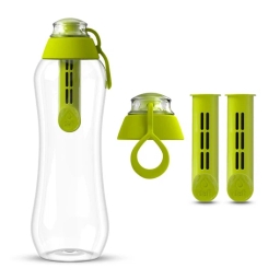 Butelka filtrująca DAFI 0,5L +3 filtry (zielony) - miniatura 1