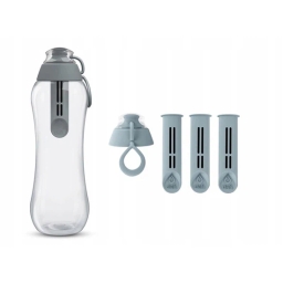 Butelka filtrująca DAFI 0,7L +4 filtry (stal) - miniatura 2