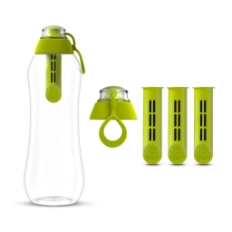 Butelka filtrująca DAFI 0,7L +4 filtry (zielona) - miniatura 1