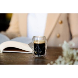 Szklanki termiczne do kawy i herbaty Vialli Design GEO 100ml (2szt.) 30442 - miniatura 4