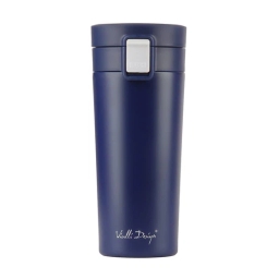 Kubek termiczny do kawy i herbaty Vialli Design FUORI 400ml (granatowy) 27701 - miniatura 1