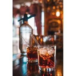 Ekologiczne słomki szklane proste Vialli Design VITA 15cm (6szt.) + szczoteczka do czyszczenia 26582 - miniatura 3