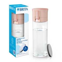 Butelka filtrująca Brita Fill&Go Vital Pastelowa +2 dyski (brzoskwinia) - miniatura 4