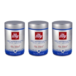 Kawa mielona w puszce Illy bezkofeinowa 250g (3szt.) - miniatura 1