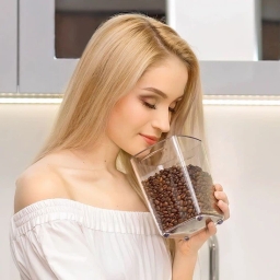 Zestaw pojemników prożniowych do przechowywania żywności DAFI SET3 (czarny) - miniatura 4