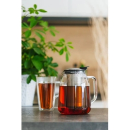 Zaparzacz do herbaty szklany Vialli Design VITA 800ml 26575 - miniatura 5