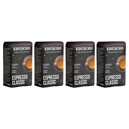 Kawa ziarnista Eduscho Espresso Classic 4 x 500 g - miniatura 1