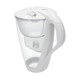 Dzbanek filtrujący szklany Dafi Crystal LED +6 filtrów UNIMAX (biały) - miniatura 3