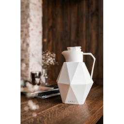 Termos z wkładem szklanym Vialli Design GEO 1L (biały) 27473 - miniatura 3