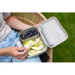 Lunchbox + sztućce Koziol CANDY READY 7272700 (beżowy) - miniatura 5