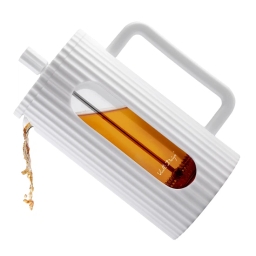 Zaparzacz do herbaty Vialli Design LIVIO 1000 ml 0718 (biały) - miniatura 2