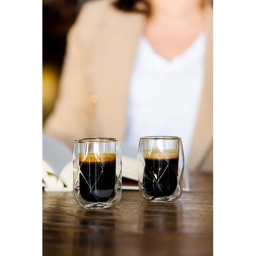 Szklanki termiczne do kawy i herbaty Vialli Design GEO 100ml (2szt.) 30442 - miniatura 3