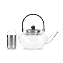 Zaparzacz do herbaty Vialli Design EVA 800ml 1630 (srebrny) - miniatura 2