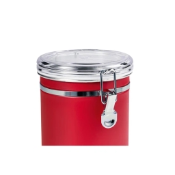 Pojemnik / puszka na kawę ziarnistą i mieloną Tchibo (czerwona) - miniatura 6