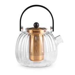 Zaparzacz do herbaty Vialli Design VOLARE 1000ml 1746 (złoty) - miniatura 2