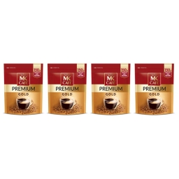 Kawa rozpuszczalna MK Cafe Premium Gold 4 x 150 g (doypack) - miniatura 1