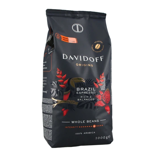 Kawa ziarnista Davidoff Cafe Creme Intense + Brazil, zestaw 2 kg - miniatura 2