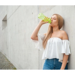Butelka filtrująca DAFI 0,3L +1 filtr w zestawie - Limitowana Edycja (pomarańcz / stal) - miniatura 2
