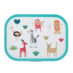 Zestaw śniadaniowy dziecięcy Mepal Campus Animal Friends (lunchbox + bidon +butelka termiczna) - miniatura 4