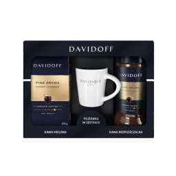 Zestaw prezentowy kawa Davidoff Fine Aroma (250g + 100g) + kubek do kawy - miniatura 1