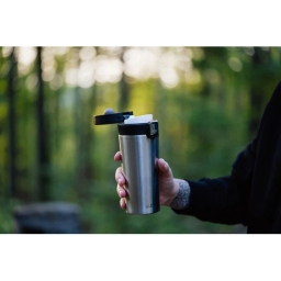 Kubek termiczny do kawy i herbaty Vialli Design FUORI 400ml (stalowy) 28029 - miniatura 9