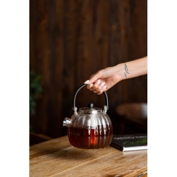 Zaparzacz do herbaty Vialli Design VOLARE 1000ml 1753 (srebrny) - miniatura 5