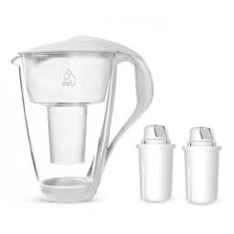 Dzbanek filtrujący Dafi Crystal (biały) +2 filtry Dafi Classic - miniatura 1
