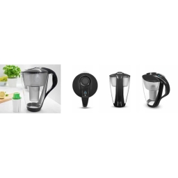 Dzbanek filtrujący szklany Dafi Crystal LED +1 filtr Classic (grafitowy) - miniatura 10