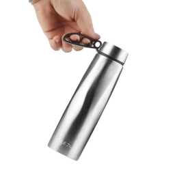 Butelka termiczna Vialli Design FUORI 500ml z uchwytem 12/24h (stalowa matowa) - miniatura 3