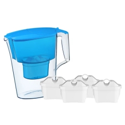 Dzbanek filtrujący Aquaphor Time +4 filtry Maxfor Plus (niebieski) - miniatura 1