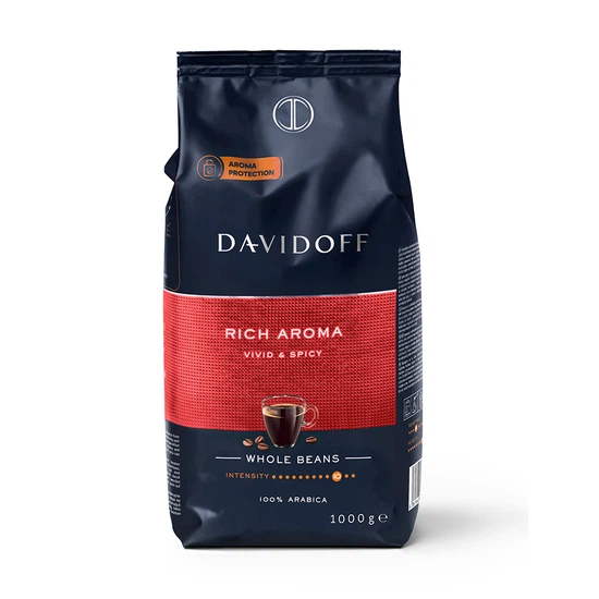 Kawa ziarnista Davidoff Cafe Creme Intense + Rich Aroma, zestaw 2 kg - miniatura 2