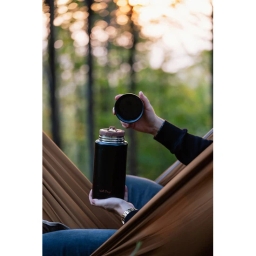 Zestaw termos kubek termiczny Vialli Design FUORI (400ml+500ml+750ml) - czarny / rose gold - miniatura 5