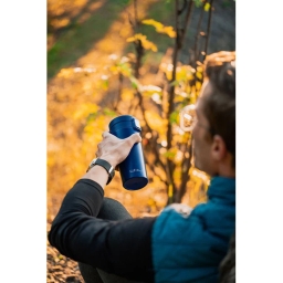 Kubek termiczny do kawy i herbaty Vialli Design FUORI 400ml (granatowy) 27701 - miniatura 7