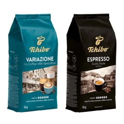 Kawa ziarnista Tchibo Variazione + Sicilia (zestaw degustacyjny) 2kg - miniatura 1