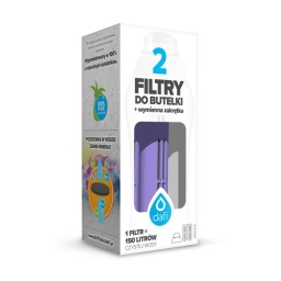 Butelka filtrująca DAFI 0,5L +3 filtry (lawenda) - miniatura 4