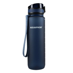 Butelka filtrująca wodę Aquaphor City 1000ml (granatowa) + opakowanie filtrów - miniatura 2