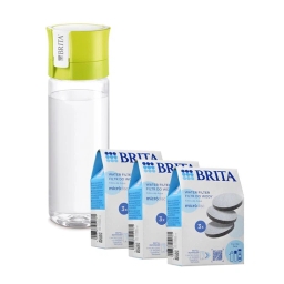 Butelka filtrująca Brita Fill&Go (limonka) + 9szt. filtrów Microdisk - miniatura 1